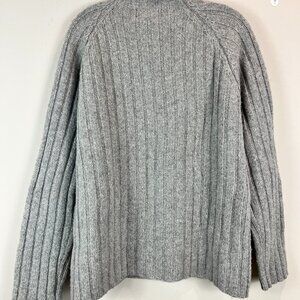 Women's J. Crew 100% Wool Funnel Neck pullover Sweater size M